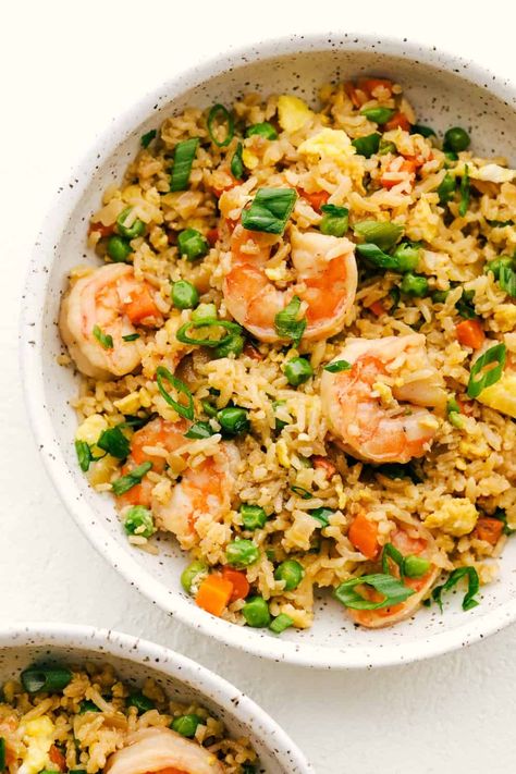 10 Healthy & Tastier Shrimp Fried Rice Recipes - Clairea Belle Makes Pizza Pockets Recipe, Fried Rice Recipes, Chicken Gnocchi Soup Recipe, Shrimp Fried Rice Recipe, Gnocchi Recipes Soup, Crispy Chicken Recipes, Satisfying Meals, Chicken Gnocchi, Chicken Gnocchi Soup