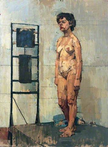 Euan Uglow Euan Uglow, Art Quiz, History Painting, Female Figure, Art Uk, British Art, Life Drawing, Figure Painting, Figurative Art