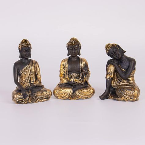 About this item Buddha Statue: Crafted from high-quality resin material, this Buddha statue is painted in a subdued color with a whitewashed finish. Its understated elegance makes it a perfect addition to any zen garden or meditation space, and it's an excellent accent for your Buddha-themed decor. Yoga Room Colors, Buddha Statue Aesthetic, Buddah Statue, Buddha Candle Holder, Meditation Methods, Yoga Room Decor, Wooden Buddha Statue, Buddha Decor, Meditation Decor