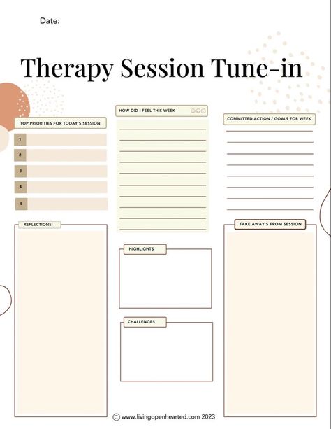 Second Therapy Session, Therapist Notes Template, Pre And Post Therapy Notes, What To Work On In Therapy, Therapist Note Template, Pre Post Therapy Reflections, Therapy Note Taking, Therapy Session Notes Template, Prepare For Therapy Sessions