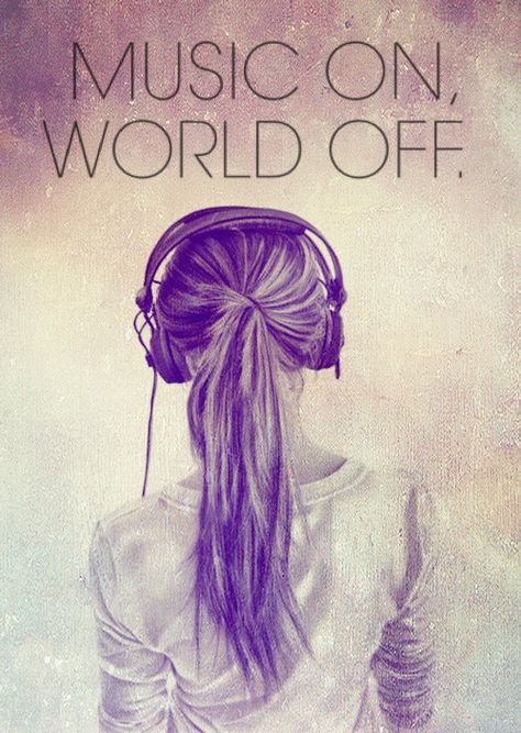 Cute Phone Wallpapers for Teens - WallpaperSafari Music On World Off, The Words, Headphones, Iphone, Purple, Music, Hair