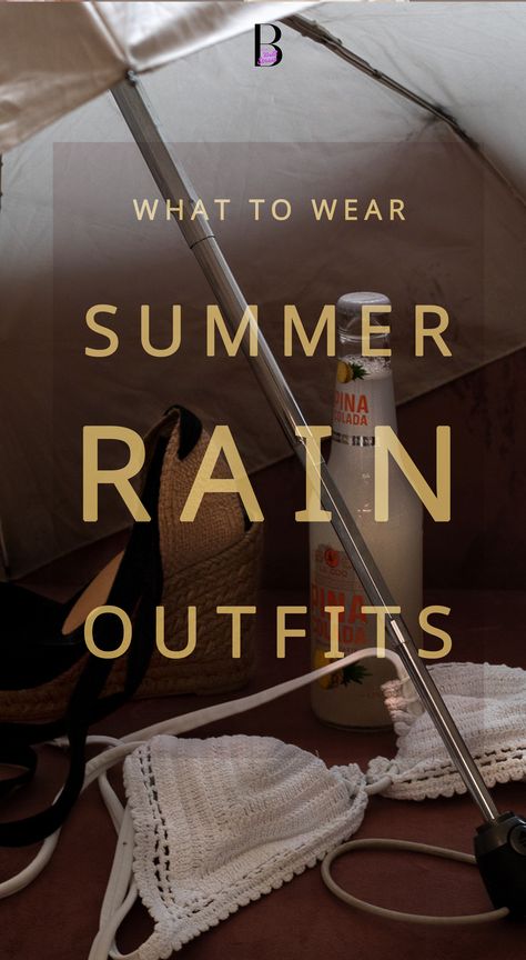 Brunette from Wall Street summer rainy day outfit idea with text overlay what to wear summer rain outfits Rain Brunch Outfit, Hot Summer Rainy Day Outfit, What To Wear In The Rain, Rainy Hot Day Outfit, Humid Rainy Day Outfit Summer, Rain Outfit Summer, Raining Day Outfit Summer, Rain Outfits For Women, Hot Rainy Day Outfit Summer