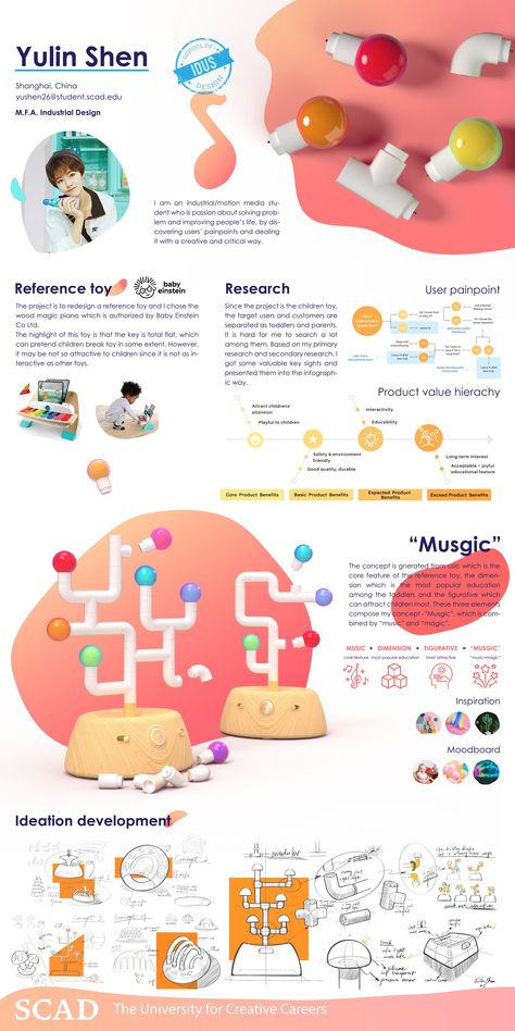 Redesign for Baby Einstein Magic Piano Toy :: Behance Toys Design Product, Toy Instruction Manual Design, Toy Design Portfolio, Product Presentation Board, Toy Poster Design, Industrial Design Presentation, Toy Design Product, Toy Poster, Display Board Design