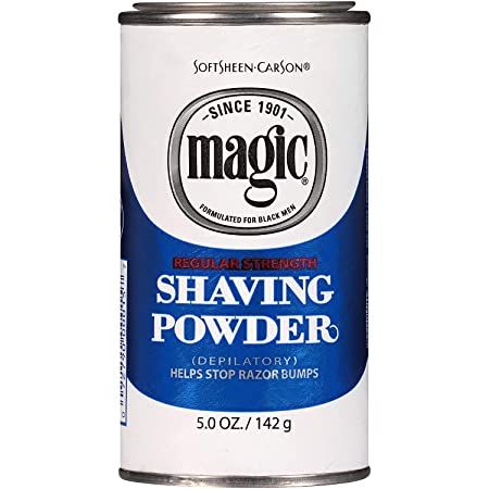 Amazon.com: Soft Sheen Carson Magic Regular Strength Shaving Powder Blue 5Oz/142G by Magic: Beauty Magic Shaving Powder, Shaving Powder, Types Of Facial Hair, Magic Shave, Depilatory Cream, Shave Products, Razor Bumps, Coarse Hair, Mens Shaving