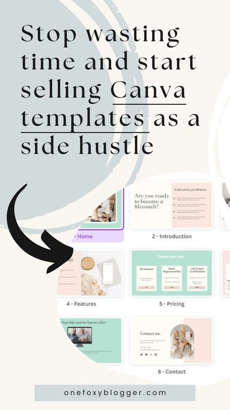 Selling Canva templates as a side hustle How To Sell Canva Templates Online, How To Sell Website Templates, Graphic Design Side Hustle, How To Create Canva Templates To Sell, Selling Templates On Etsy, Etsy Canva Templates, How To Make Canva Templates To Sell, Canva Side Hussle, How To Use Canva To Make Money