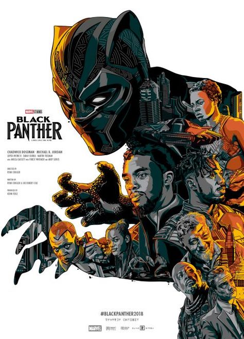 Black Panther – Alternative Poster Film Marvel, Marvel Movie Posters, Panther Art, Black Panther Art, Marvel Posters, Movie Posters Design, Alternative Movie Posters, Black Panther Marvel, Wow Art