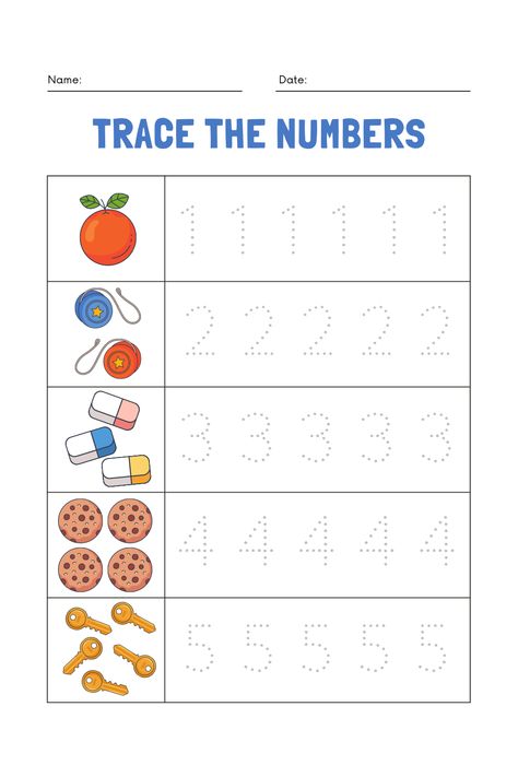 Trace the numbers 1 2 3 4 5 Teach your pre-schooler to trace their numbers 1 2 3 Worksheets Preschool, Nursery School Worksheets, Numbers 1 2 3 Worksheet, Trace The Numbers Worksheet, Age 3 Worksheets, Pre Schooler Craft Activities Ideas, Number 1 2 3 4 Worksheet, Pre Schooler Activities Worksheet, Nursery Activities 3-5 Worksheets