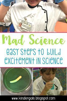 Captivate to Motivate! Mad Scientist Friday - Easy steps to build excitement in science. Perfect for kindergarten students! Fall Classroom Ideas, Classroom Wishlist, Tiny Room, Simple Science, Brain Learning, Homeschool Tips, Kids Science, Primary Teaching, Mad Science