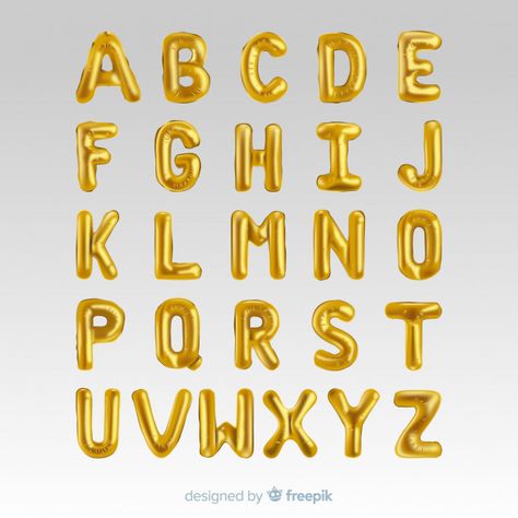 #freedownload #freevectors #alphabet #alpha #digiscrap ~ Discover thousands of copyright-free vectors. Graphic resources for personal and commercial use. Thousands of new files uploaded daily. Classy Bachelorette Party Games, Balloon Vector, Gold Letter Balloons, Giant Letters, Aloha Party, Big Letters, Bachelorette Party Themes, Journal Themes, Copyright Free