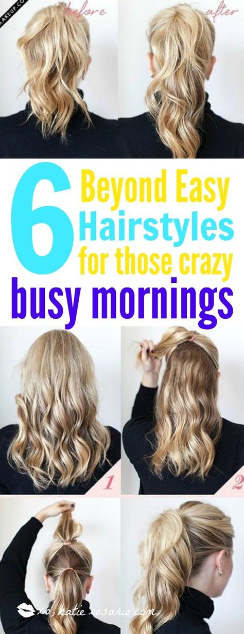 Easy 5 Minute Hairstyles, Teacher Hairstyles, Easy Work Hairstyles, 5 Minute Hairstyles, Morning Hair, Office Hairstyles, Mom Hairstyles, Christmas Hairstyles, Work Hairstyles