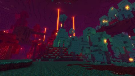 the best and most atmospheric biome in the nether Minecraft Nether Background, Minecraft Widgets, Minecraft Biomes, Kingdom Season 2, Minecraft Art, Minecraft Ideas, Art References, Background Design, Halloween Party