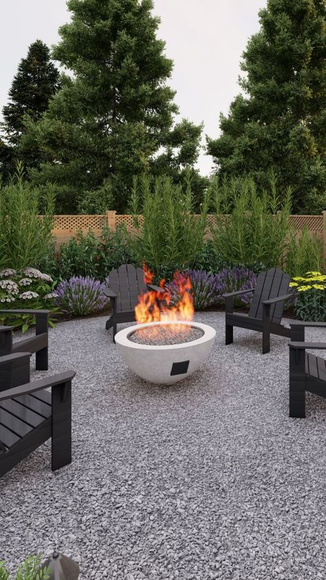 Fire Pit Landscaping Ideas, Fire Pit Landscaping, Backyard Plan, Backyard Oasis Ideas, Fire Pit Ideas, Fire Pit Area, Backyard Remodel, Backyard Inspiration, Backyard Fire