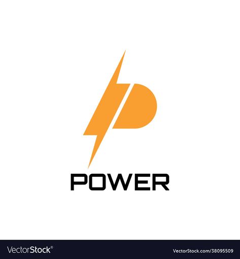 Power Logo Design, Power Logo, P Power, Vector Template, Template Download, Png Images, Vector Free, Vector Images, Illustrator