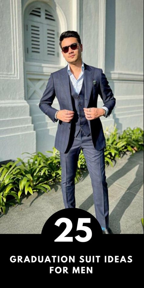 25 Graduation Suit Ideas for Men Graduation Suits Men, Graduation Suit Men, Graduation Outfit Men, Suit Ideas For Men, Convocation Outfit, Men Graduation Outfit, Graduation Ceremony Outfit, Graduation Suit, Graduation Outfit College