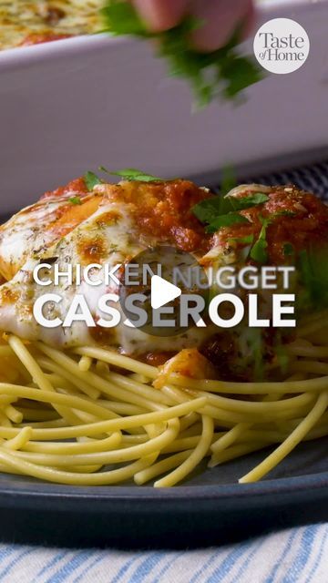 Taste of Home on Instagram: "Your family will LOVE this easy chicken nugget casserole! 🔗 Click the link in our bio for the full recipe. ⁠ ⁠ #familydinner #dinnerrecipes #dinnerideas #easydinner #easydinnerideas #casserole #casserolerecipes #tasteofhome" Chicken Nuggets Casserole, Chicken Nugget Casserole, Chicken Nugget, Chicken Nuggets, Taste Of Home, Easy Chicken, Family Dinner, Casserole Recipes, Casseroles