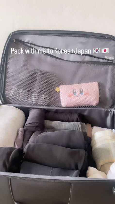 Pack with me to go to Korea+Japan Pt.3 🇰🇷🇯🇵 Other essentials edition 💴 Off I go soon 👋 #winterclothing #korea #japan #koreantravel #japa… | Instagram Travel Essentials For Japan, Packing For Japan, Traveling Essentials, Pack With Me, Korea Trip, Tokyo Japan Travel, Travel Bag Essentials, Packing Essentials, Packing Clothes