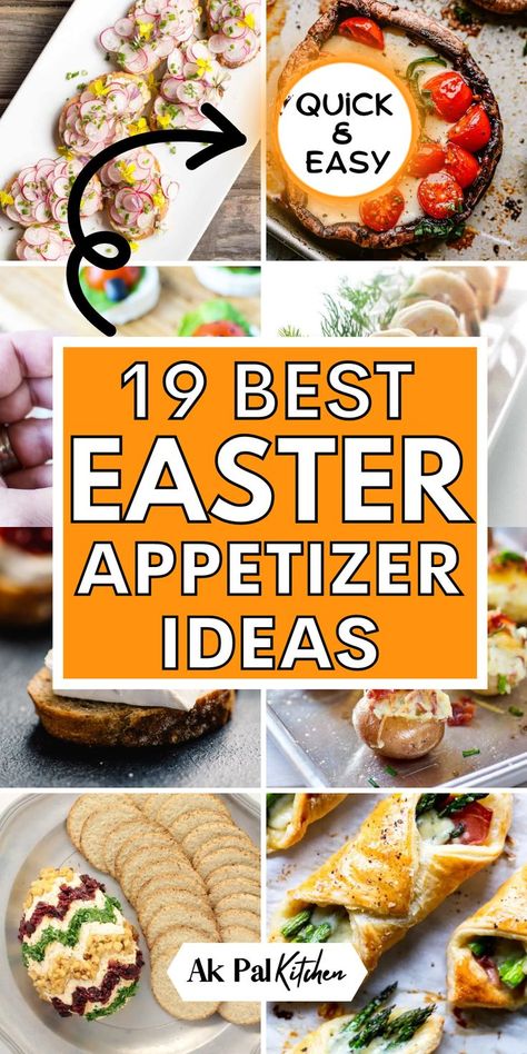 Looking for delicious Easter appetizers? Look no further than our collection of mouth-watering spring recipes! From classic deviled eggs to creative spring-themed bites, we've got you covered. Impress your guests with our easy and flavorful easter appetizer recipes featuring fresh ingredients and bright colors that are sure to bring some cheer to your holiday table. Try our crowd-pleasing spring appetizers today! Easter Appetizer Recipes, Easter Appetizer Ideas, Easy Easter Appetizers, Hosting Easter, Easter Dinner Party, Easter Appetizer, Easter Appetizers Easy, Classic Deviled Eggs, Spring Appetizers