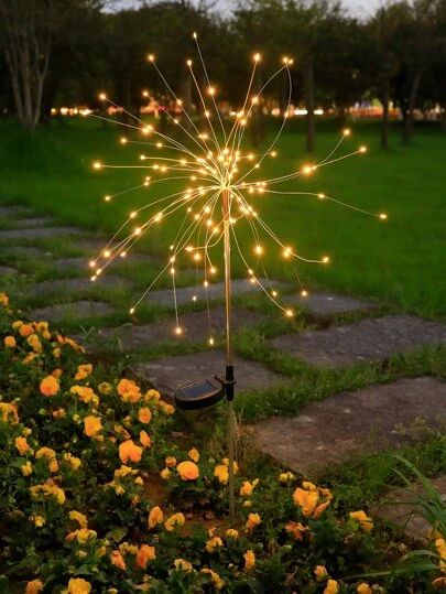 Fairy Lights Garden, Tattoo Plant, The Lion Of Judah, Solar Fence Lights, Fence Lighting, Yard Lights, Lampe Decoration, Wall Mounted Lamps, Night Garden