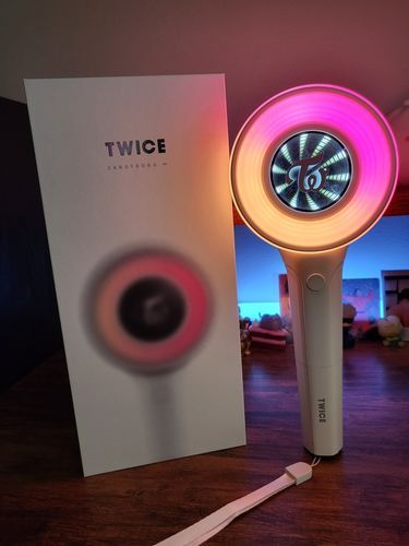 "It came sooo much quicker than I expected and it was packaged so safely! I'm so excited to find somewhere that I trust that still had Candy Bongs in stock!" - Laney K. Twice Candybong Infinity, Merchandise Kpop, Light Stick, Life Board, I Trust, So Excited, Vision Board, Things To Come, Led