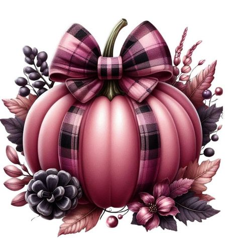 Autumn Stickers, Welcome Fall, Christmas Deals, Coquette Bow, Cute Pumpkin, Bow Design, Pumpkin Design, Pink Plaid, Pink Velvet