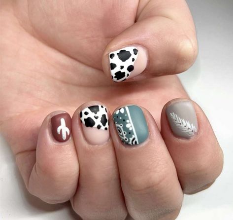 Country Nail Designs, Country Acrylic Nails, Rodeo Nails, Cowboy Nails, Never Say No, Colors Nails, Western Nails, Boho Nails, Country Nails