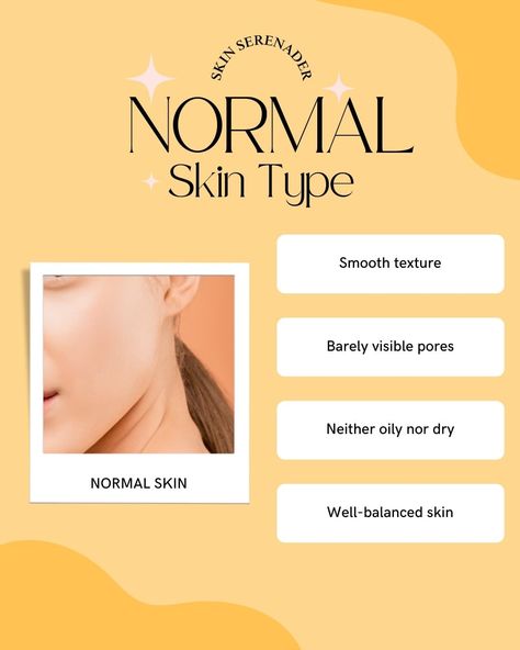 Discover Your Skin Type for Flawless Skin! ✨ Not sure if you have oily, dry, combination, or sensitive skin? Swipe through this ultimate skin type guide to find out and get personalized skincare tips for a radiant complexion! 🌟 #skintype #skincareroutine . . . . . #skintypeguide #howtoknowyourskintype #skincaretips #skincareforyourhair #knowyourskin #glowingskin #healthyskin #beautytips #skincareroutine #selfcaresunday #skincareessentials #complexionperfection #beautyroutine #skincarecommu... What Skin Type Do I Have, How To Find Out Your Skin Type, How To Find Our Skin Type, Skincare Routine For Normal Skin Type, How To Identify Skin Type, Skincare 101, Normal Skin Type, Perfect Complexion, Normal Skin