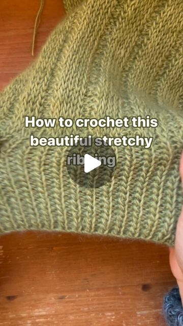 Cashmere Crochet Pattern, Stretch Stitch Crochet, Knit Looking Crochet Stitch, Mohair Crochet Stitches, Feels Like Bliss Yarn Projects, Stretchy Crochet Ribbing, How To Crochet Stretchy Ribbing, Faux Knit Crochet Stitch, Crochet Sweater Ribbing