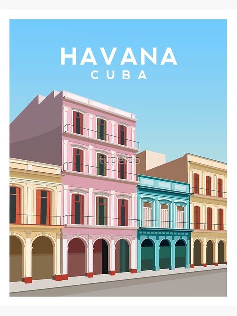 Impression photo « La Havane », par typelab | Redbubble Havana Cuba Aesthetic, Havana Aesthetic, Cuban Sliders, Vintage Cuba, Idea Box, Havana Cuba, Communication Design, Travel Inspired, Space Travel