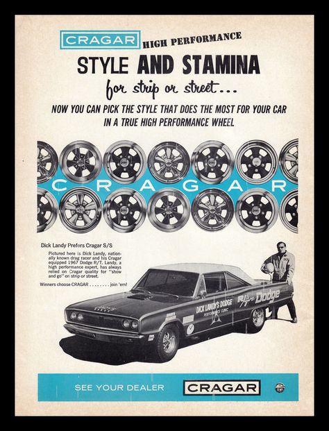 Remember when...? Cragar Wheels, Retro Advertisements, Vintage Matchbooks, American Racing Wheels, Car Fix, Performance Wheels, Mopar Cars, Old Race Cars, Drag Racing Cars