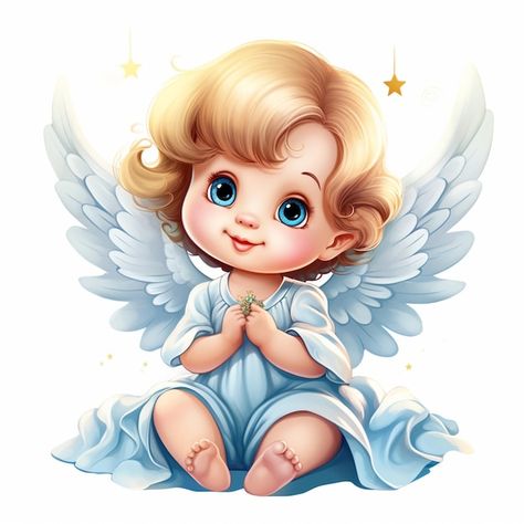 Hay una imagen de dibujos animados de un... | Premium Photo #Freepik #photo #angel #dibujos-animados #estrella #poco Angel Coloring Pages, Cute Angel, Ms Dhoni Photos, Angel Pictures, Angel Art, Premium Photo, Cute Pictures, Coloring Pages, Frozen