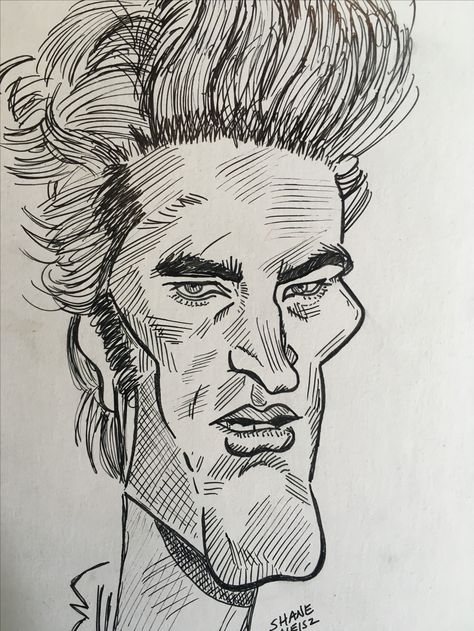 Edward Cullen caricature Edward Cullen Drawing, Werewolf Games, Edward Cullen, Male Sketch, Humanoid Sketch, Drawings, Quick Saves, Art