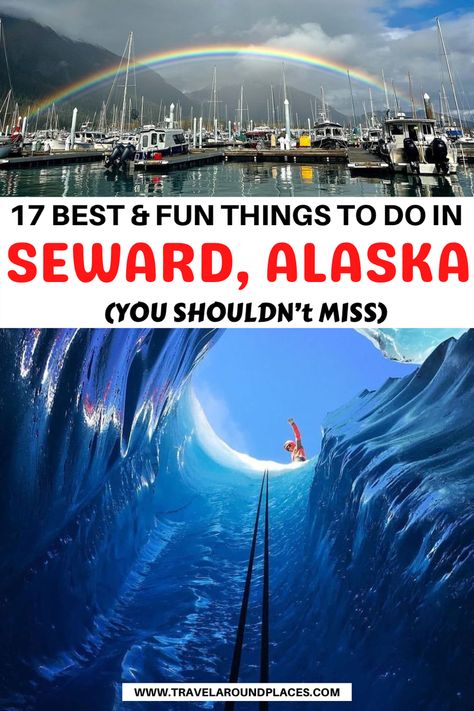 17 Best & Fun Things to do in Seward Alaska You Shouldn’t Miss | top things to do in Seward | unique things to do in Seward | outdoor things to do in Seward | places to visit in Seward | things to see in Seward | #thingstodo #bucketlist #snowman #ustraveldestinations #roadtrip Things To Do In Seward Alaska, Seward Alaska Things To Do In, Seaward Alaska, Alaska Travel Cruise, Travel 2025, Alaska Summer, Alaska Road Trip, Cruise Hacks, Seward Alaska