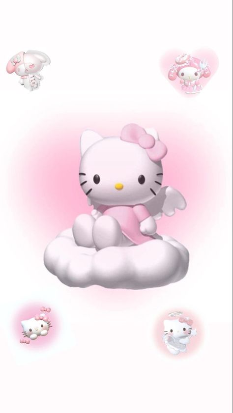 Hello Kitty Y2k Wallpaper, Y2k Hello Kitty Wallpaper, Hello Kitty 3d, Valentines Wallpaper Iphone, Pink Wallpaper Hello Kitty, Hello Kitty Y2k, Y2k Hello Kitty, Red Y2k, Hime Gyaru