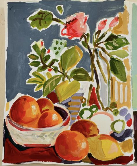 Easy Painting Inspiration, Painting Inspo Aesthetic, Dutch Still Life Painting, Pottery Still Life, Abstract Still Life Painting, Funky Artwork, Botanic Painting, Still Life Paintings, The Close