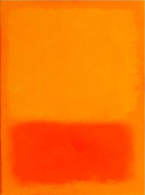 rothko paintings technique | Rothko6 Flying Noodles, Painting Cafe, Mark Rothko Paintings, Rothko Inspired, Rothko Paintings, Rothko Art, Orange Aesthetic, Orange Art, Mark Rothko