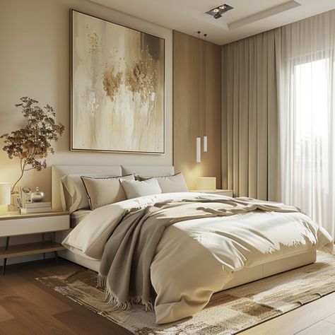 Explore the best bedroom paint colors to encourage sleep and relaxation. Discover tips for choosing bedroom colors. Double Drenching Bedroom, Master Bedrooms Color, Warm Paint Colors For Bedroom, Soft Bedroom Colors, Choosing Bedroom Colors, Cozy Bedroom Paint Colors, Bedroom Paint Color Ideas, Neutral Bedroom Paint, Bedroom Paint Color