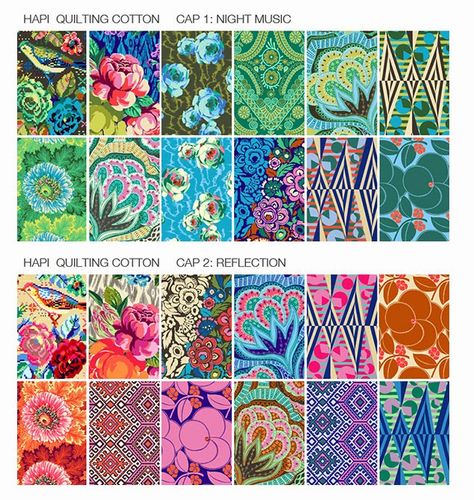 Cabbage Corner Amy Butler Quilt, Amy Butler Patterns, Trip To Egypt, Amy Butler Fabric, Colorful Florals, Night Music, Amy Butler, Hello Kitty Birthday, Woven Fabrics