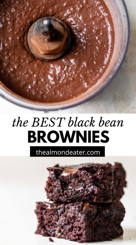 Mary Berg Black Bean Brownies, Baking With Black Beans, Flour Free Brownies, Fudgy Black Bean Brownies, Best Black Bean Brownies Recipes, Desserts With Black Beans, Best Black Bean Brownies, Black Bean And Banana Brownies, Black Bean Brownies Gluten Free