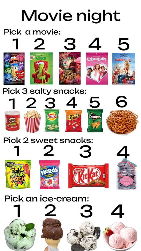 Kids Lunch Box Meals, Sleepover Snacks, Sleepover Essentials, Fun Sleepover Games, Birthday Sleepover Ideas, Bored Games, Sleepover Birthday Parties, Movie Night Snacks, Preppy Inspiration