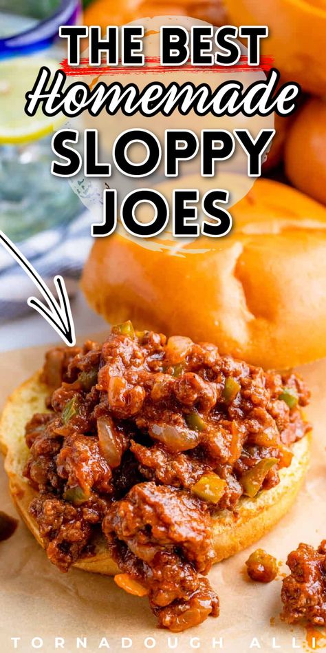 Homemade Sloppy Joe Recipe, Sloppy Joes Easy, Turkey Ideas, Homemade Sloppy Joes, Sloppy Joes Recipe, American Recipes, Sloppy Joe, Quick Weeknight Dinners, Weeknight Dinner Recipe