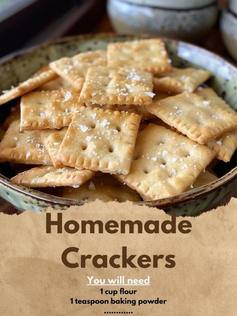 Cream Crackers Recipe, Saltine Cracker Recipe, Saltine Crackers Recipe, Homemade Saltine Crackers, Saltine Cracker Recipes, Homemade Crackers Recipe, Hush Puppies Recipe, Saltine Cracker, Salt Crackers