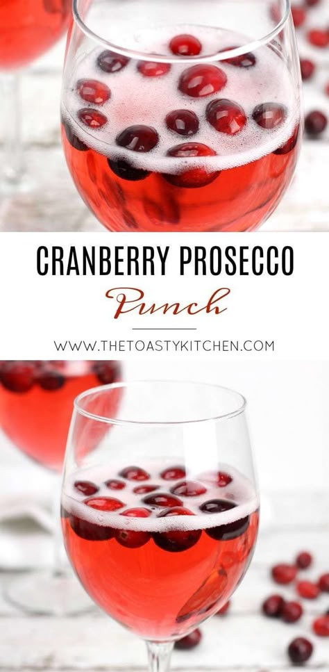 Cranberry Kitchen, Cranberry Prosecco, Prosecco Punch, Prosecco Drinks, Fruity Alcohol Drinks, Cranberry Punch, Citrus Cocktails, Xmas 2022, Prosecco Cocktails