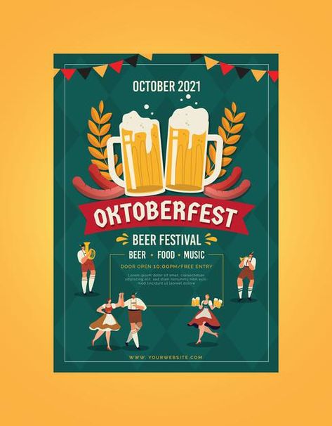 Oktoberfest Poster Design, Promo Poster Design Ideas, Human Trafficking Art, Friendsgiving 2023, Oktoberfest Poster, Oktoberfest Flyer, October Fest, Beer Illustration, Beer Icon