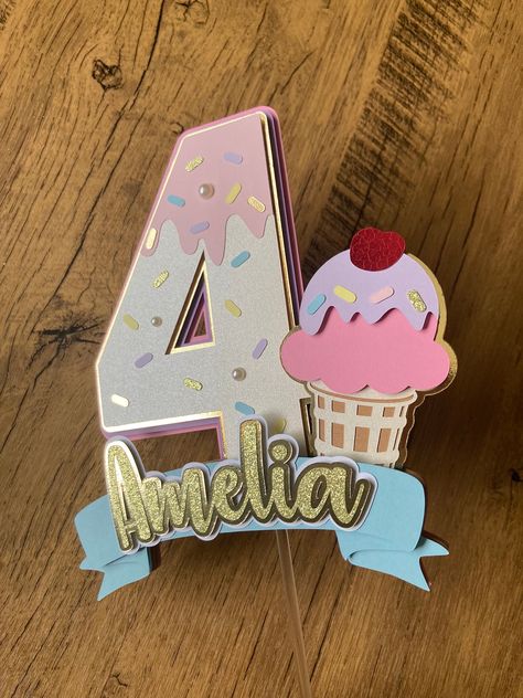 Sweet Treats Birthday Party, Two Sweet Cake Topper, Treats Birthday Party, Two Sweet Cake, Ice Cream Cake Topper, Donut Cake Topper, Treats Birthday, Birthday Pinata, Ice Cream Birthday Party