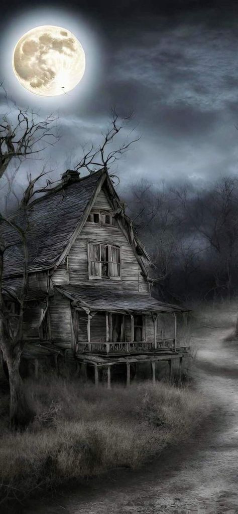 Hunted House Ideas Scary, Scary Forest Background, Creepy House Aesthetic, Creepy Library, Witches Brew Party, Primitive Wallpaper, Halloween Haunted House Diy, Haunting Art, Norman Architecture