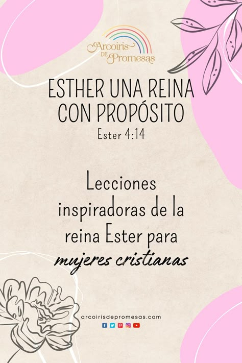 Querida amiga, la reina Ester fue una mujer con muchas virtudes, que hasta el día de hoy sigue inspirando a las mujeres cristianas. En esta segunda parte de la historia encontraremos algunas lecciones útiles... Toca la imagen o el título del pin para leer: #HistoriasBíblicas #CazadorasDePromesas Proverbs 31 Woman, Womens Ministry, Biblical Verses, Bible Words, Bible School, God Loves Me, Torah, Woman Quotes, Bible Journaling