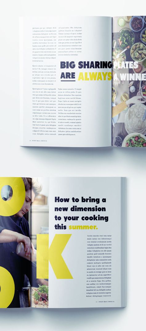 Magazine Spread Layout, Food Magazine Layout, Typography Magazine, Indesign Free, Graphic Design Magazine, Cv Inspiration, Cooking Magazine, What Is Fashion Designing, Magazine Layout Inspiration