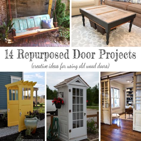 Repurposed Doors, Old Door Projects, Antiques Repurposed, Recycled Door, Door Projects, Old Wood Doors, Old Cabinet Doors, Window Projects, Doors Repurposed