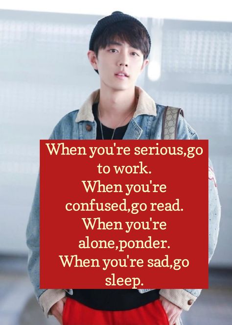 Xiao zhan also known as Sean xiao stage name. He also the former memmber of boy band Xnine. Life Quotes Inspirational, Sean Xiao, Doodles Drawings, Man Wallpaper, Cute Doodles Drawings, Boy Band, Bts Quotes, Stage Name, Quotes Quotes