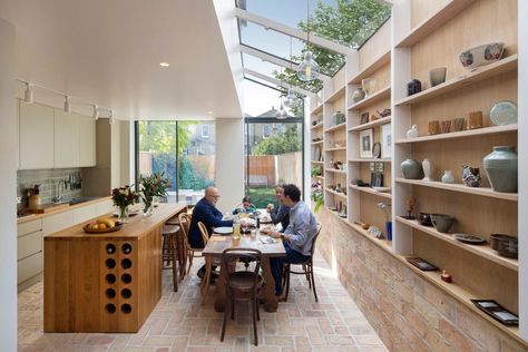 Stoke Newington, Multigenerational Living, Gallery House, Side Return, Kitchen Finishes, Reclaimed Brick, House Extension Design, Dekorasi Kamar Tidur, Brick Flooring